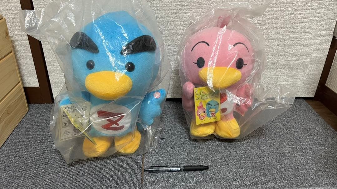 非売品　日本テレビ　　ズーミン　チャーミン　ぬいぐるみ　ズームイン　スーパー