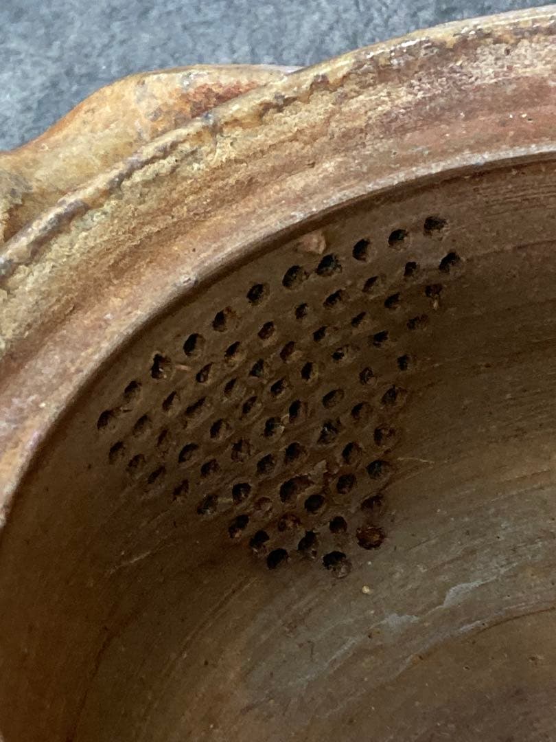 値下げ！備前焼 宝瓶 登り窯 松ぼっくり　手びねり 急須 陶磁器　煎茶　茶器