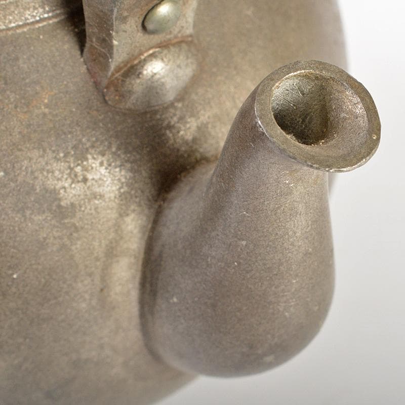 古錫　四君子文　継山造　急須　三越製　茶心壷　茶壷　合計約848g　MR6846