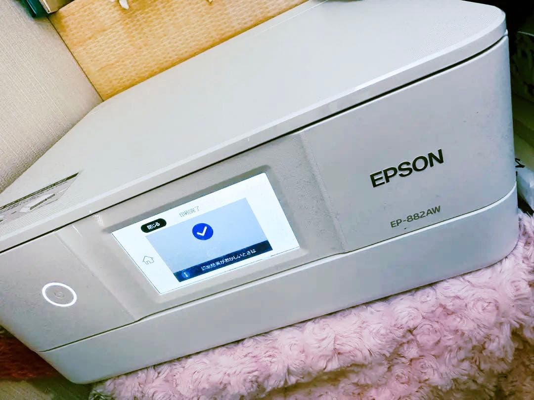 メンテナンスボックス新品交換済EPSONEP-882AW中古　3ヶ月に一回使用