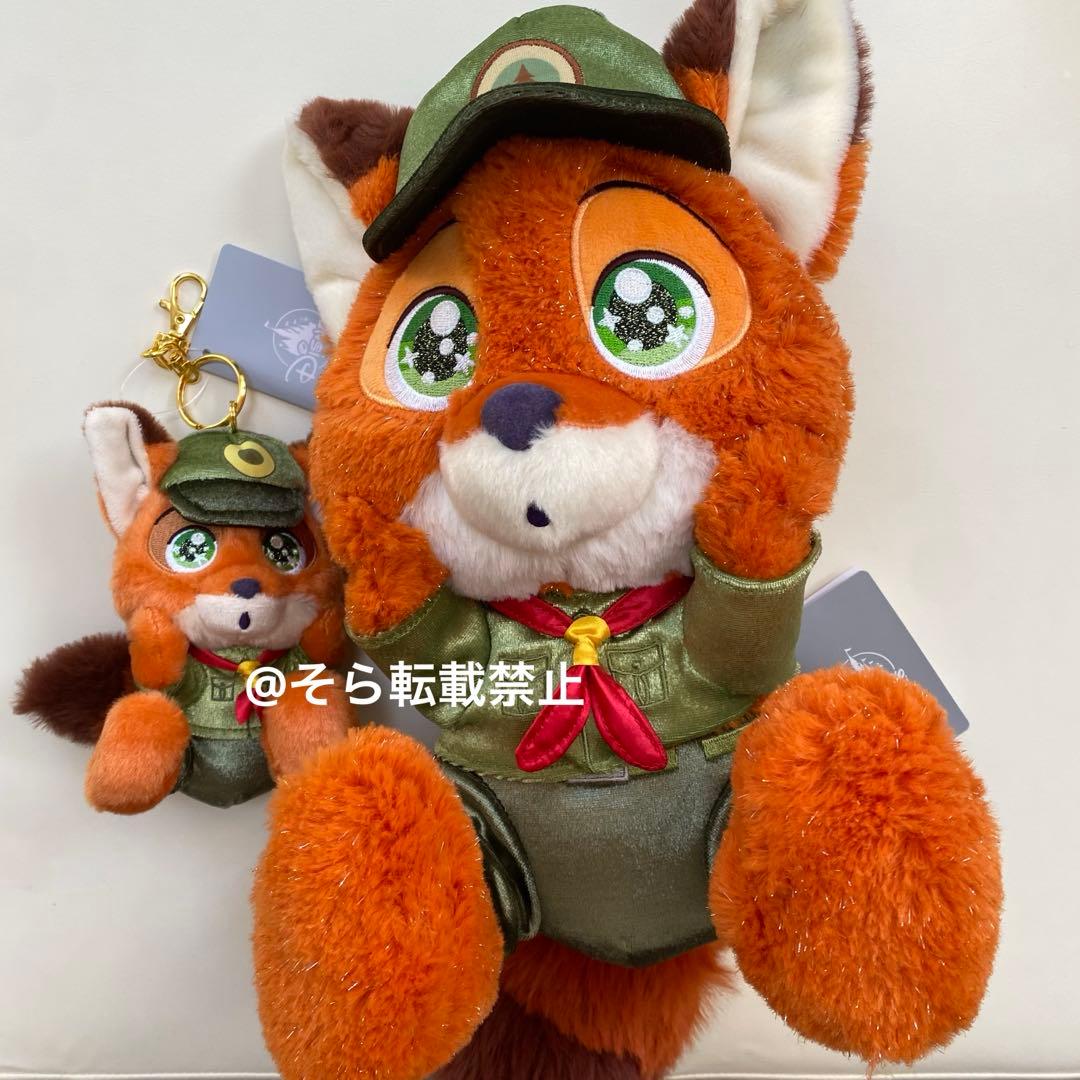 ニック ２個セット KIRAME キラ目 ぬいぐるみ キーチェーン ディズニー