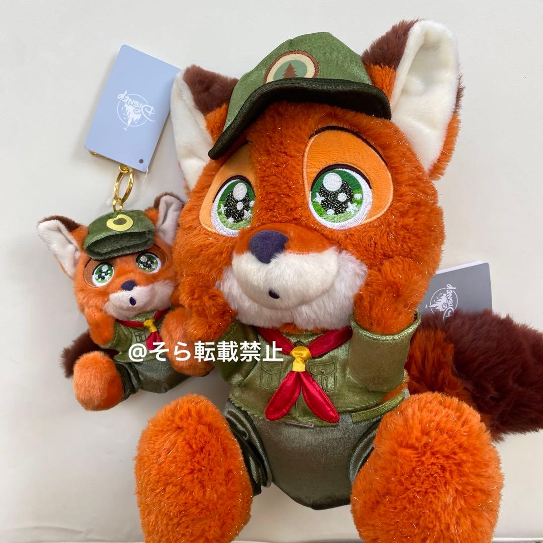 ニック ２個セット KIRAME キラ目 ぬいぐるみ キーチェーン ディズニー
