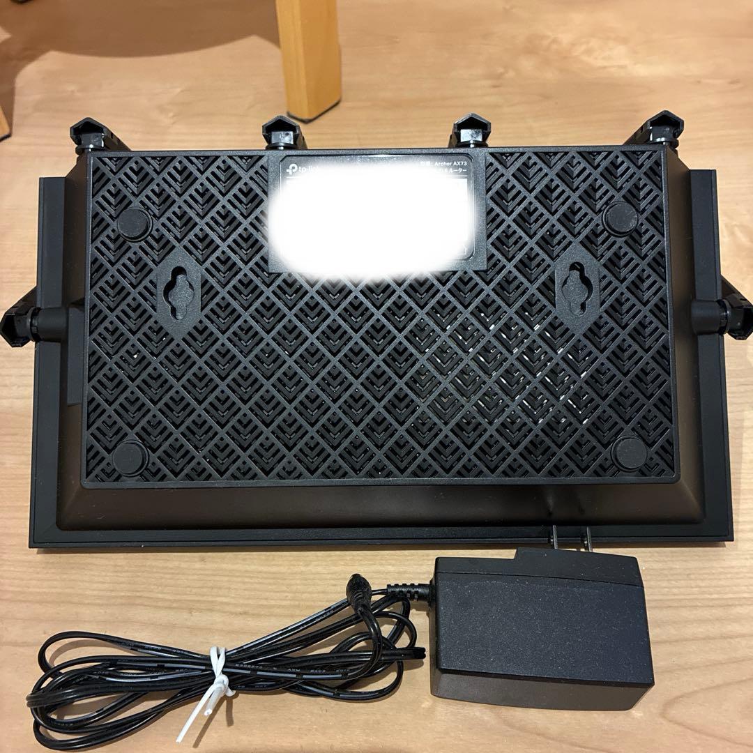 TP-Link Wi-Fi6対応 無線ルーター（本体・電源ケーブル付）