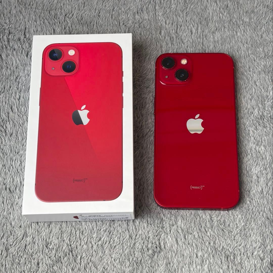 Apple iPhone 13 RED 本体　128GB