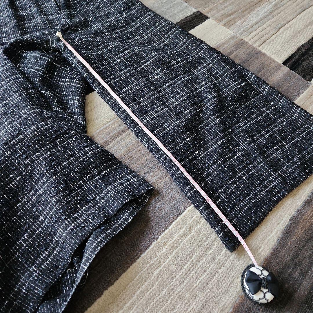 新品M'S GRACY ツイードガウチ ョパンツ ブラック系サイズ38