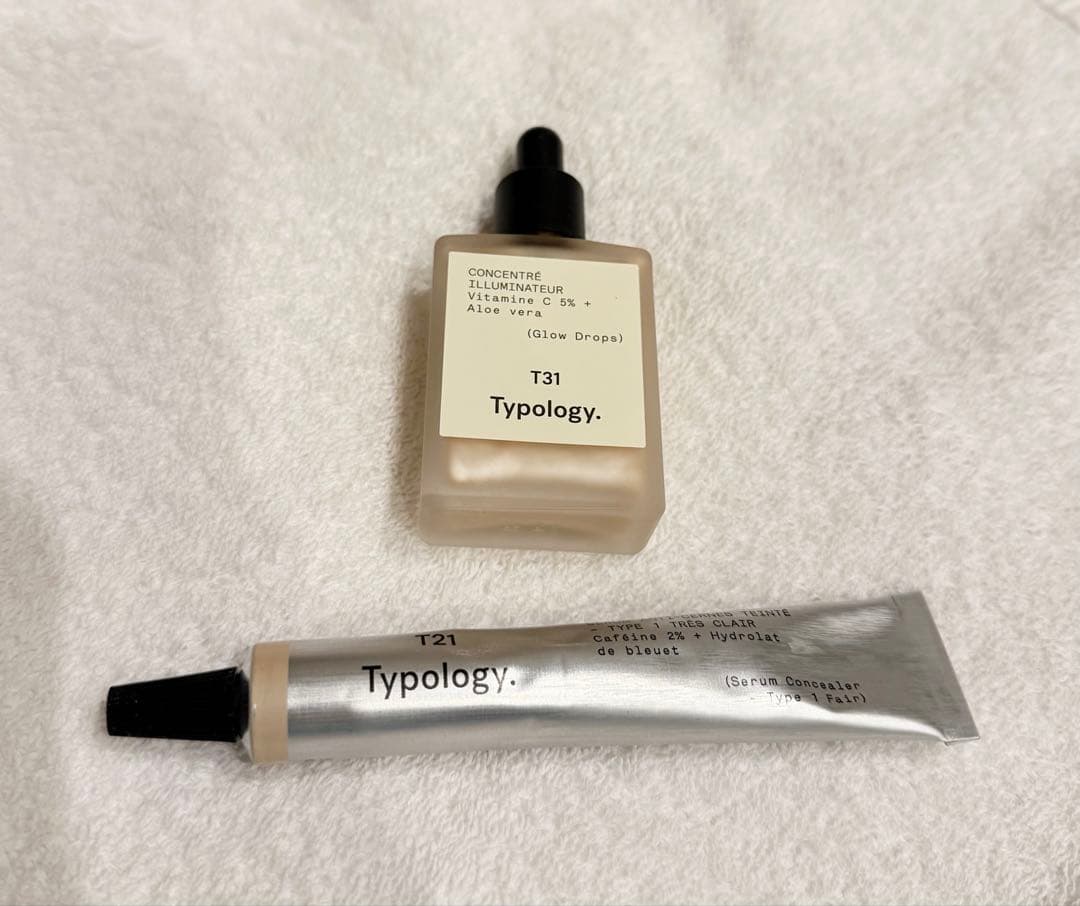 1度使用！Typology. T31 & T21 2つセット　ティポロジー化粧品