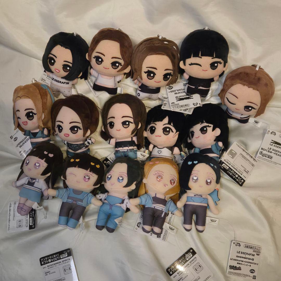 LE SSERAFIM ちびぐるみ FEARLESS ぬいぐるみ 全5種類セット