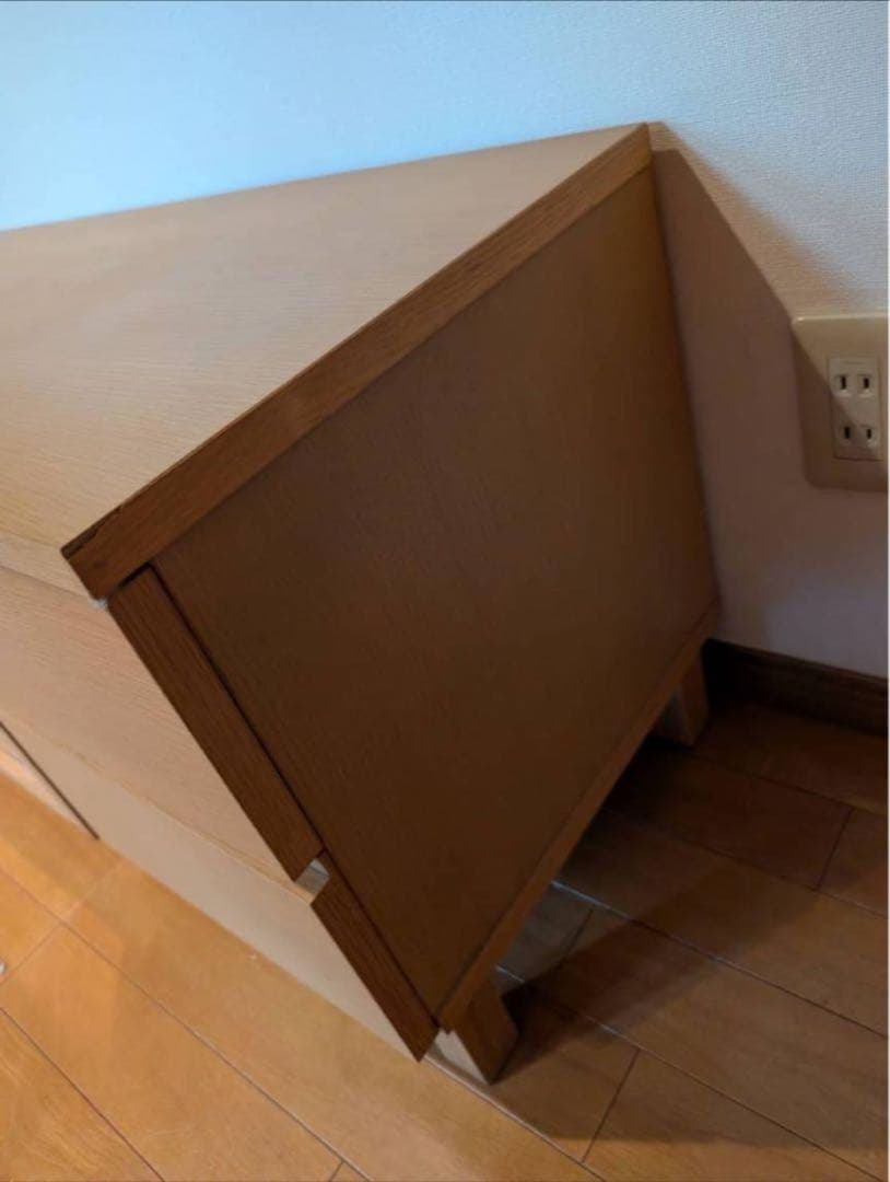 ■送料込■無印良品 木製テレビボード オーク材 棚 収納 木製家具 TV台