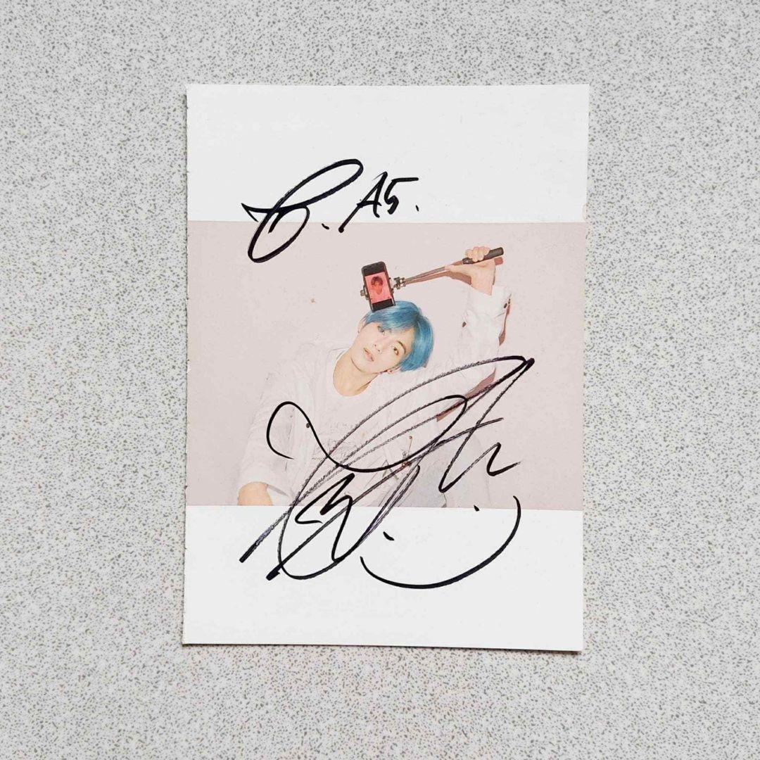 BTS persona 韓国サイン会 直筆サイン V テテ