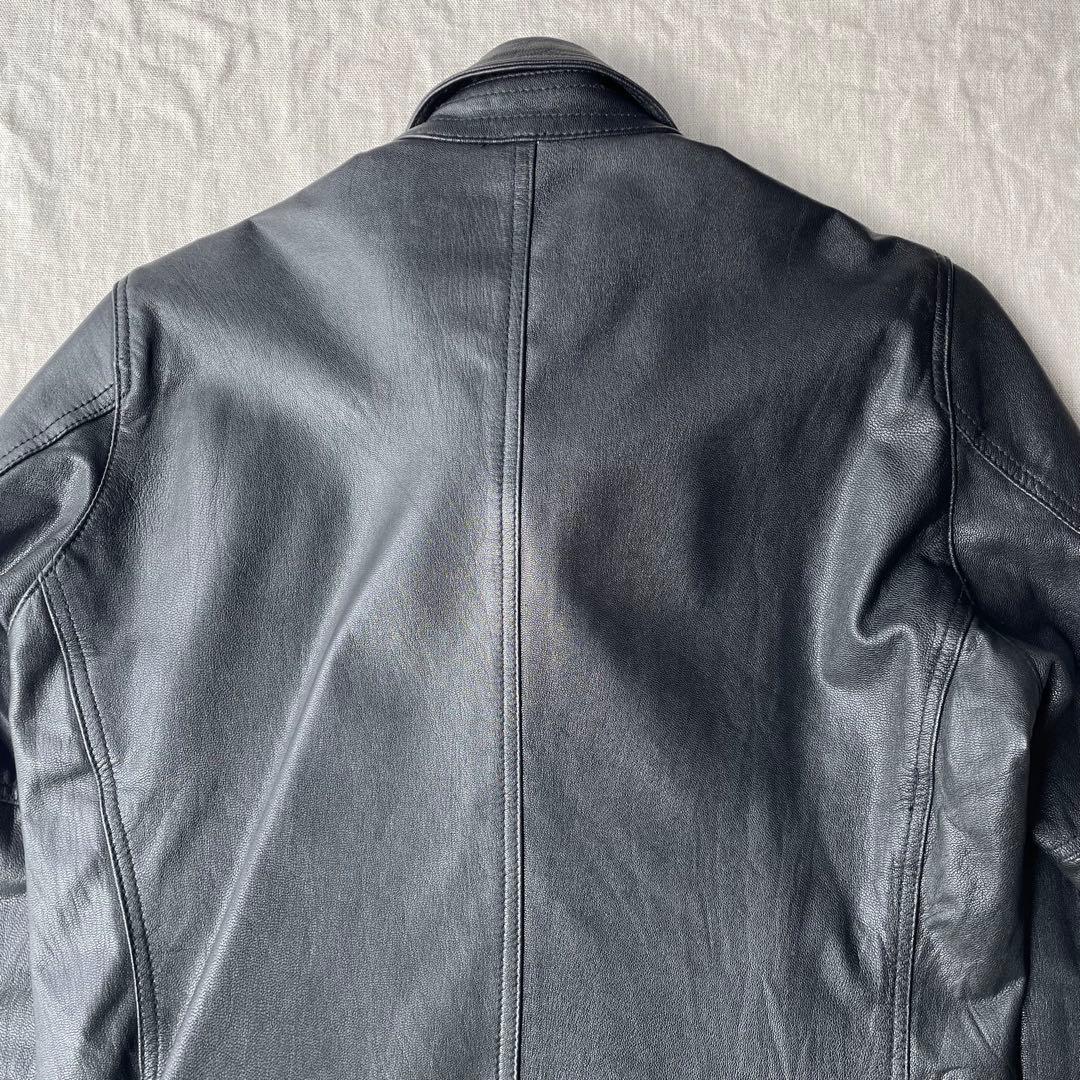 RALEIGH マックショウ 革ジャン レザージャケット ブラック ゴールド