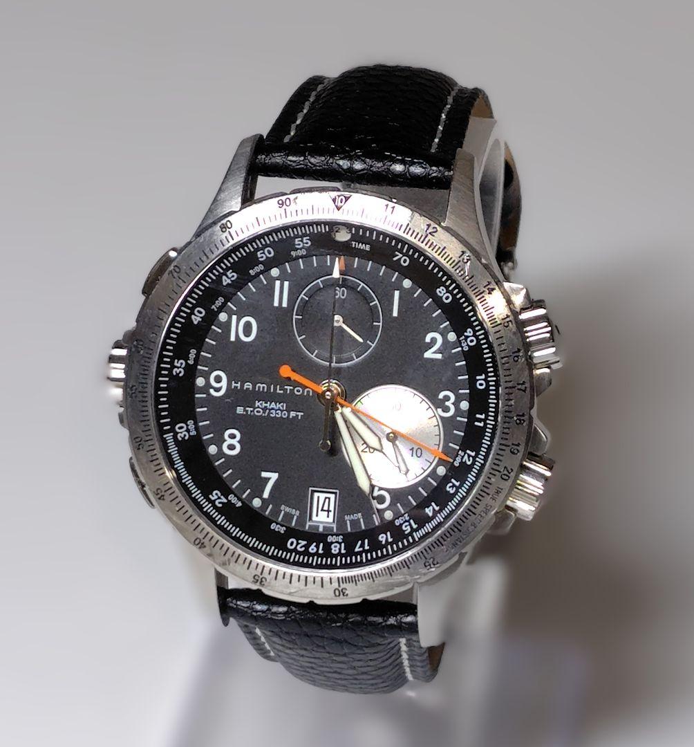 HAMILTONカーキ アビエーション ETO電池新品交換済
