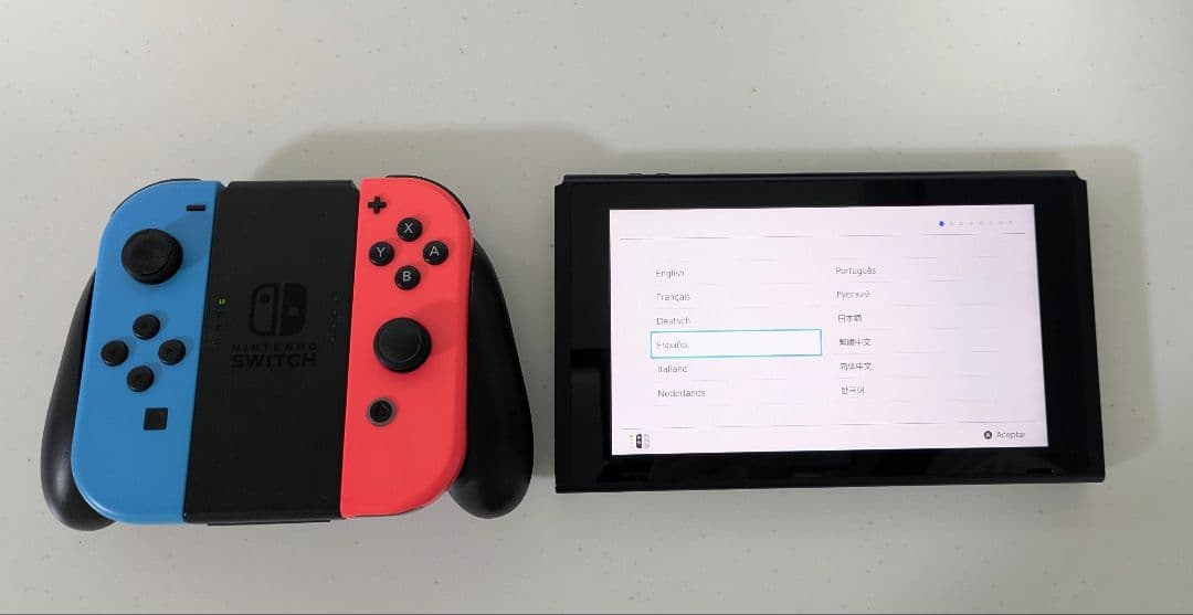 【即出荷可能】稼働問題なし　Nintendo Switch 本体 青/赤