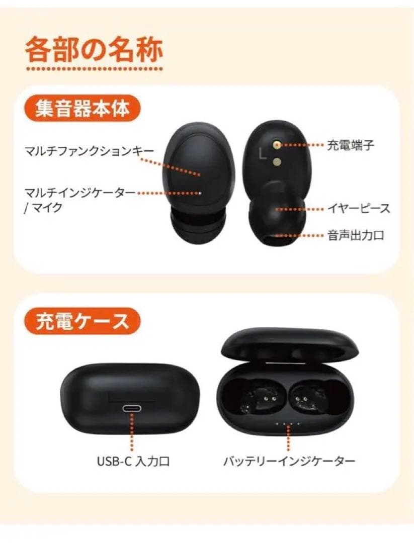 cheero ワイヤレス集音器 CHE-S-001