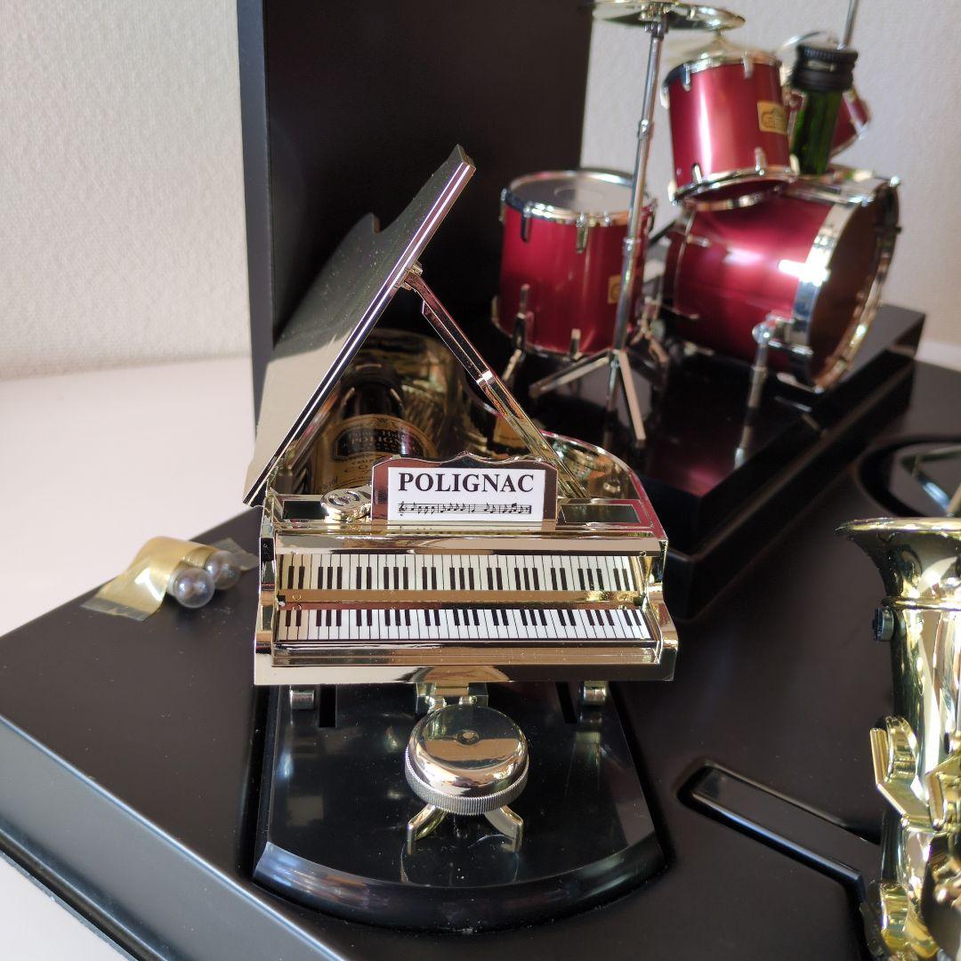 ジャズセット ミニボトル付き 楽器 置物 洋酒ミニチュアボトル　レア物　 レトロ