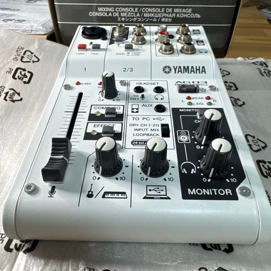 YAMAHA AG03 オーディオインターフェース ホワイト