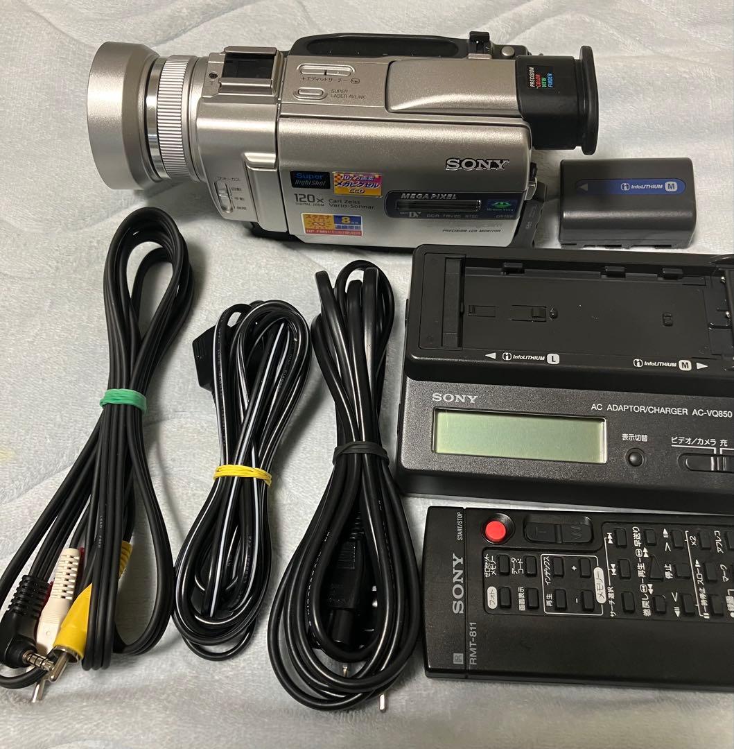 ソニー ビデオカメラDCR-TRV20ミニDVテープ仕様 画面劣化のみ美品作動機