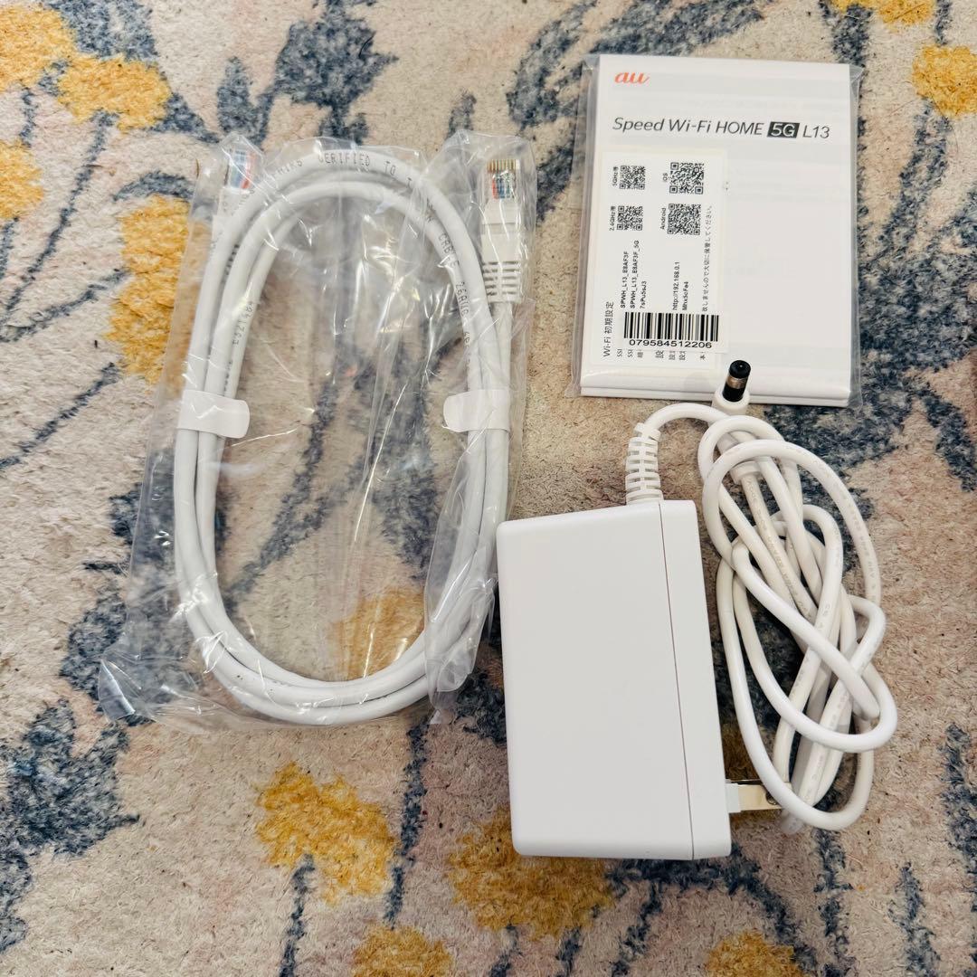 極美品 Speed Wi-Fi  5G L13