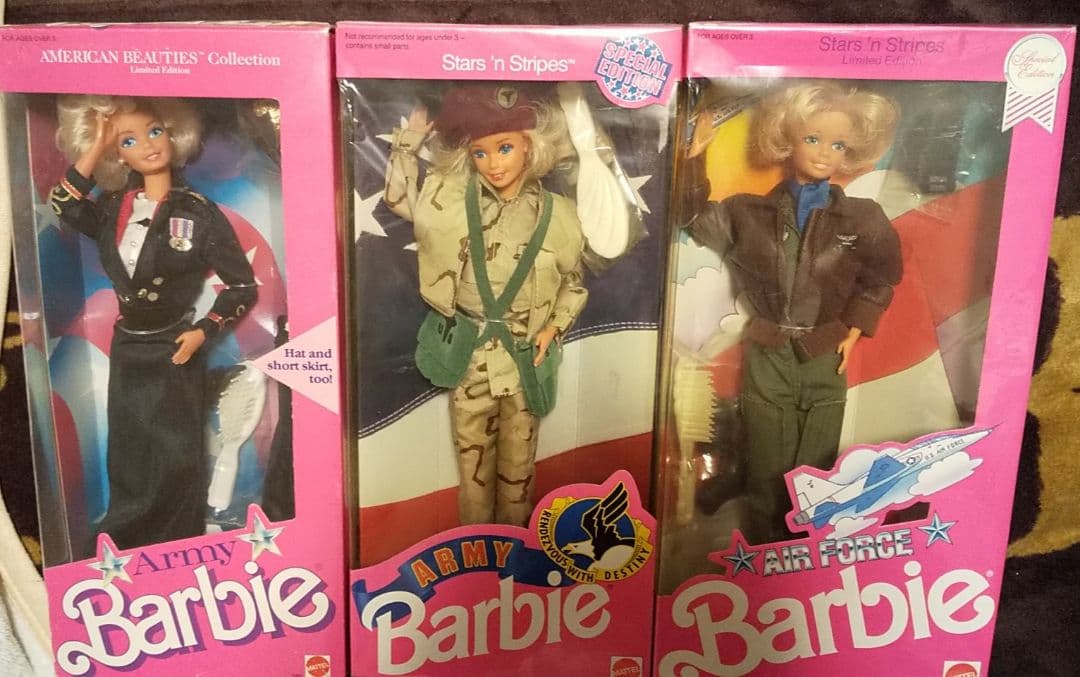 激レア☆バービー Barbie 3体セットにて マテル社