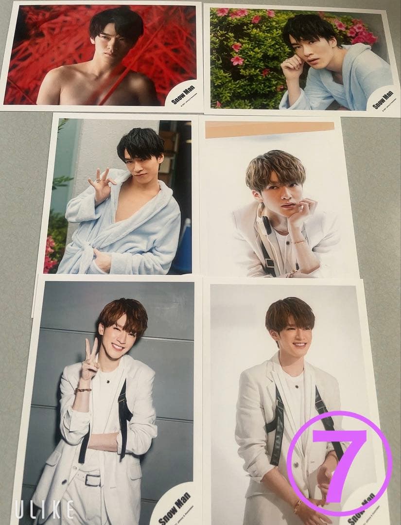 Man 深澤辰哉 公式生写真 まとめ売り