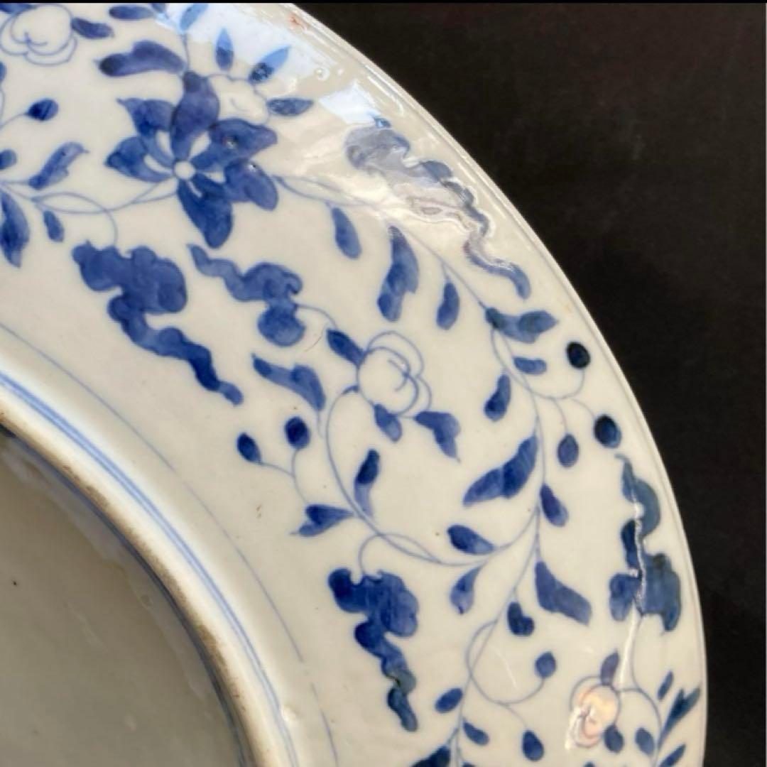 大皿 飾り皿 伊万里焼 大明萬歴年製