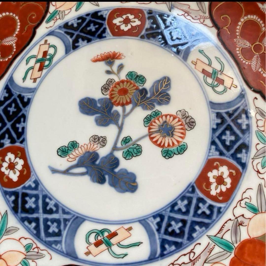 大皿 飾り皿 伊万里焼 大明萬歴年製