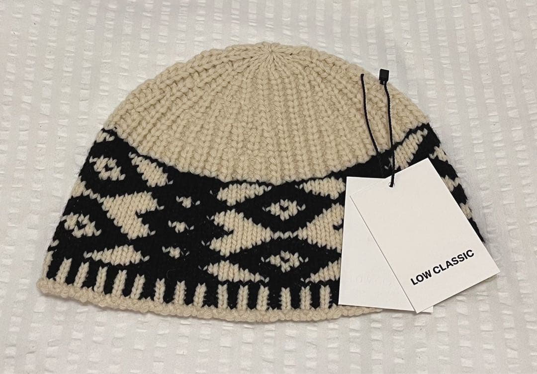 帽子 LOW CLASSIC JACQUARD BUCKET BEANIE