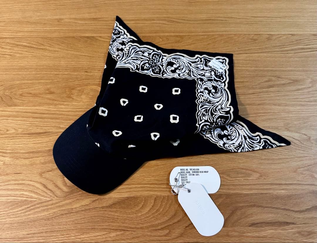 小物 NEXUSVII / Bandana Head Wrap black