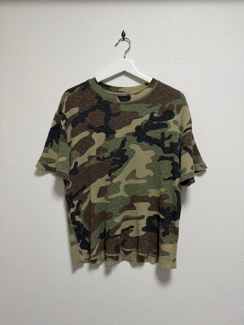 Stussy Pigment Dyed SS Thermal Camo Sサイズ