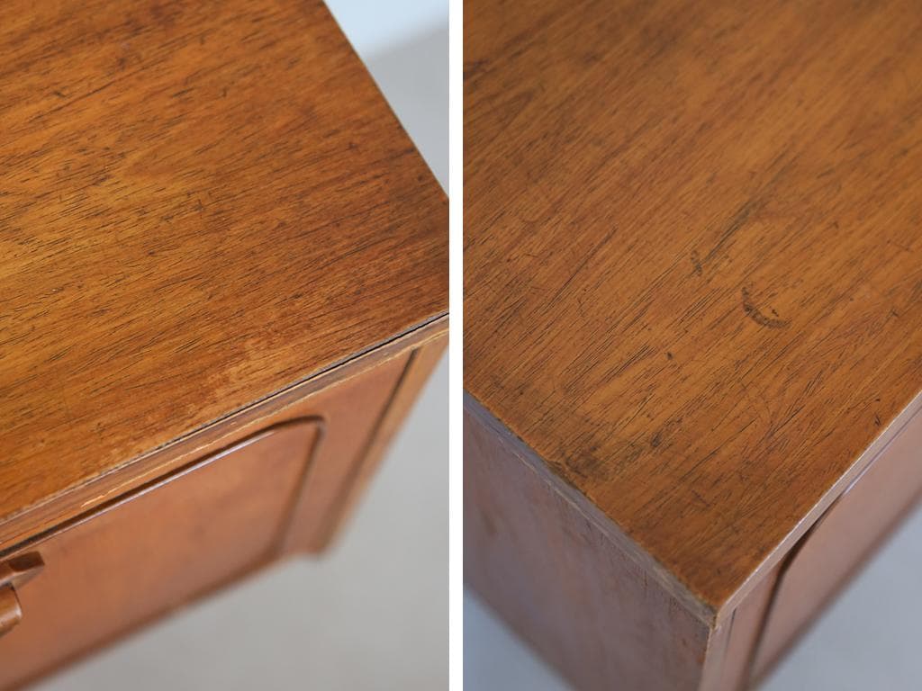 英国アンティークStonehill製サイドボード/木製机テレビ台(91-248)