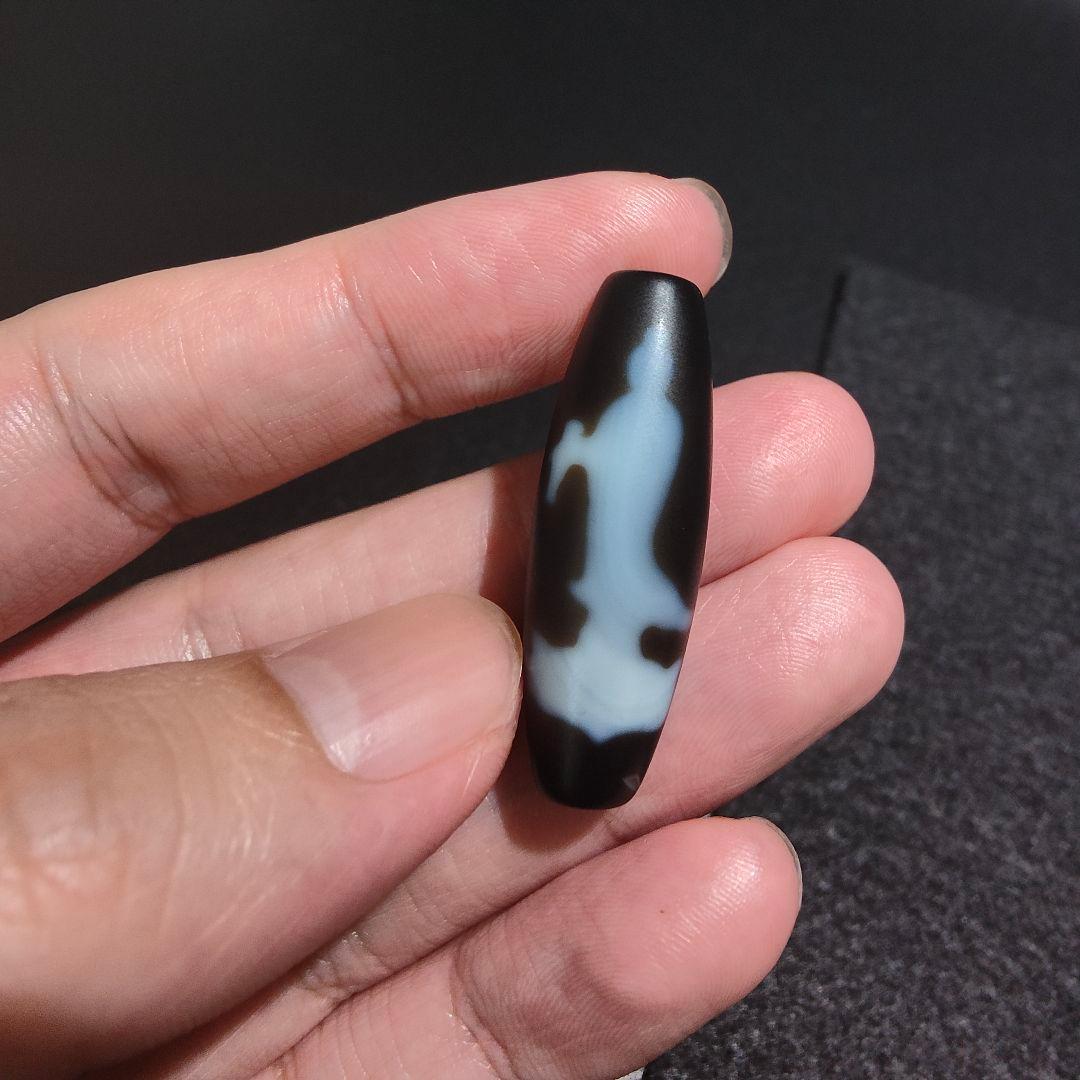 28 レア物　観音様　裏に天然の目玉　天珠　天然石　御守り　浄化　魔除け　龍神