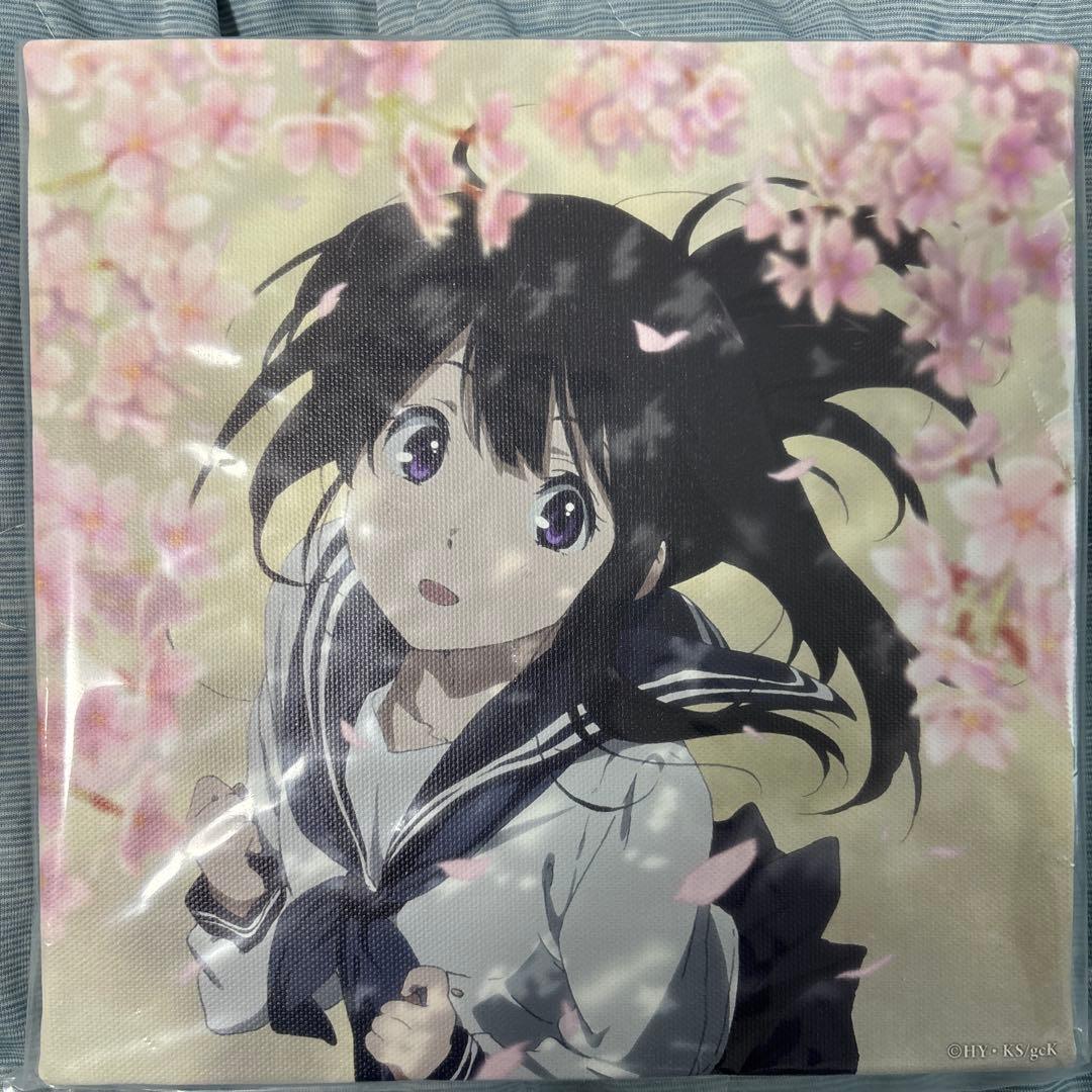 氷菓　キャンバスアート　折木奉太郎　千反田える