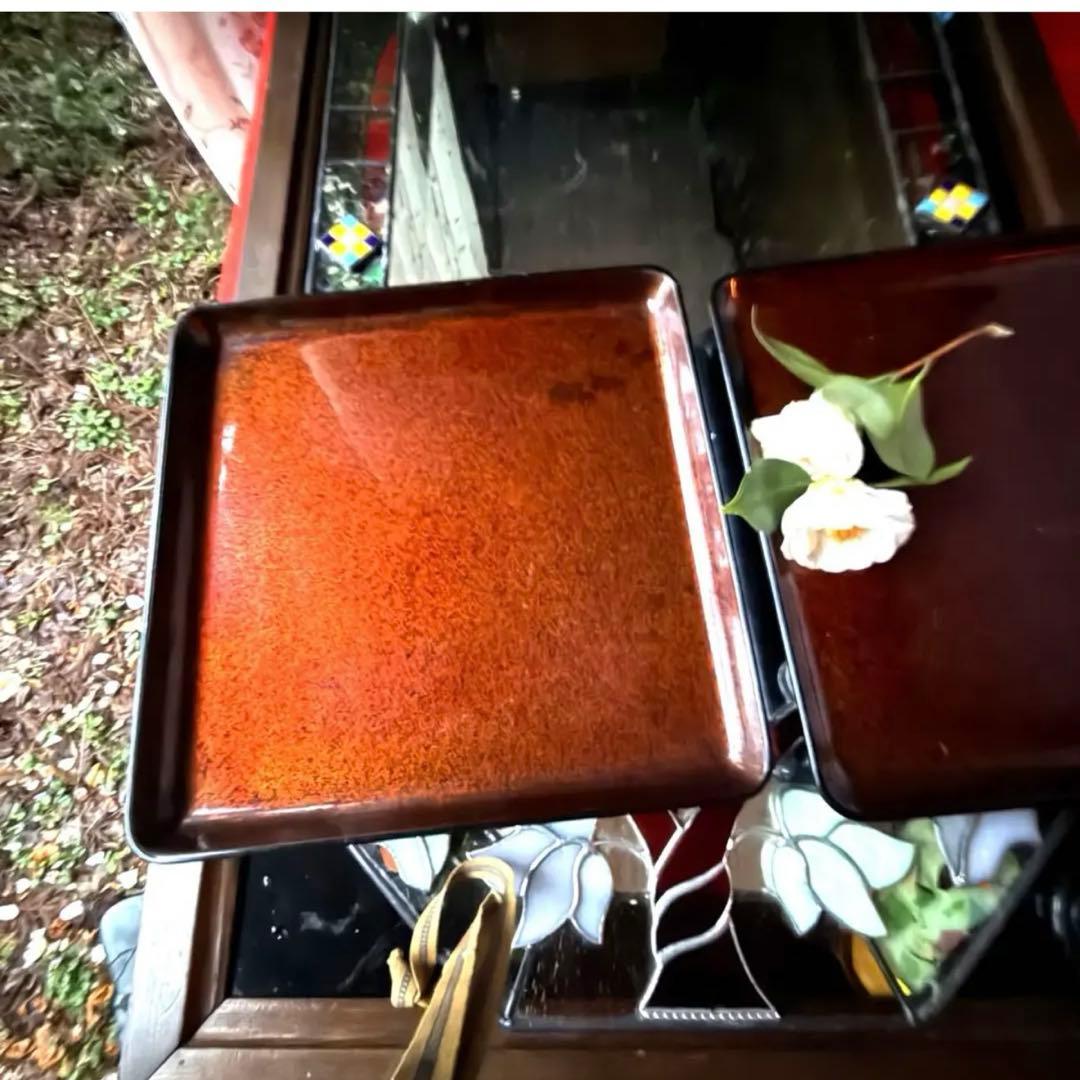 2240様感謝‼️節目に‼️蔵出しJAPAN GOZEN梨地最高級梨地砂子御膳 5客