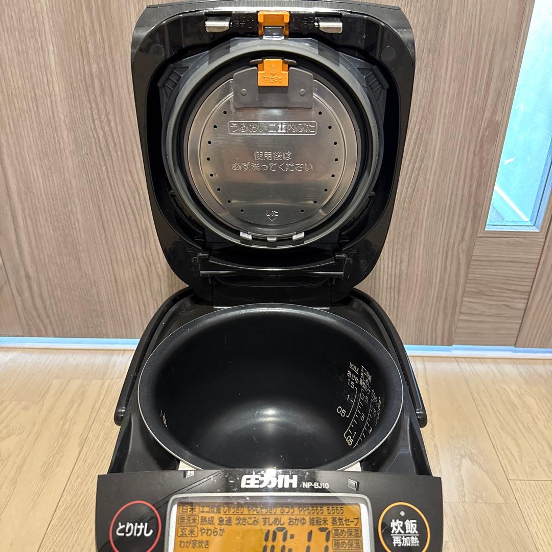 象印　炊飯器　NP-B J10 圧力IH 5.5合炊き　5合炊き　釜炊き