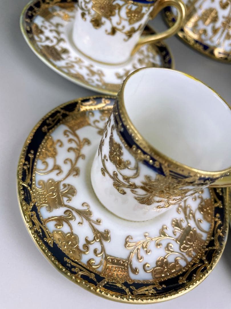 【希少】オールノリタケ デミタスセット ティーポット カップ ソーサー６客セット