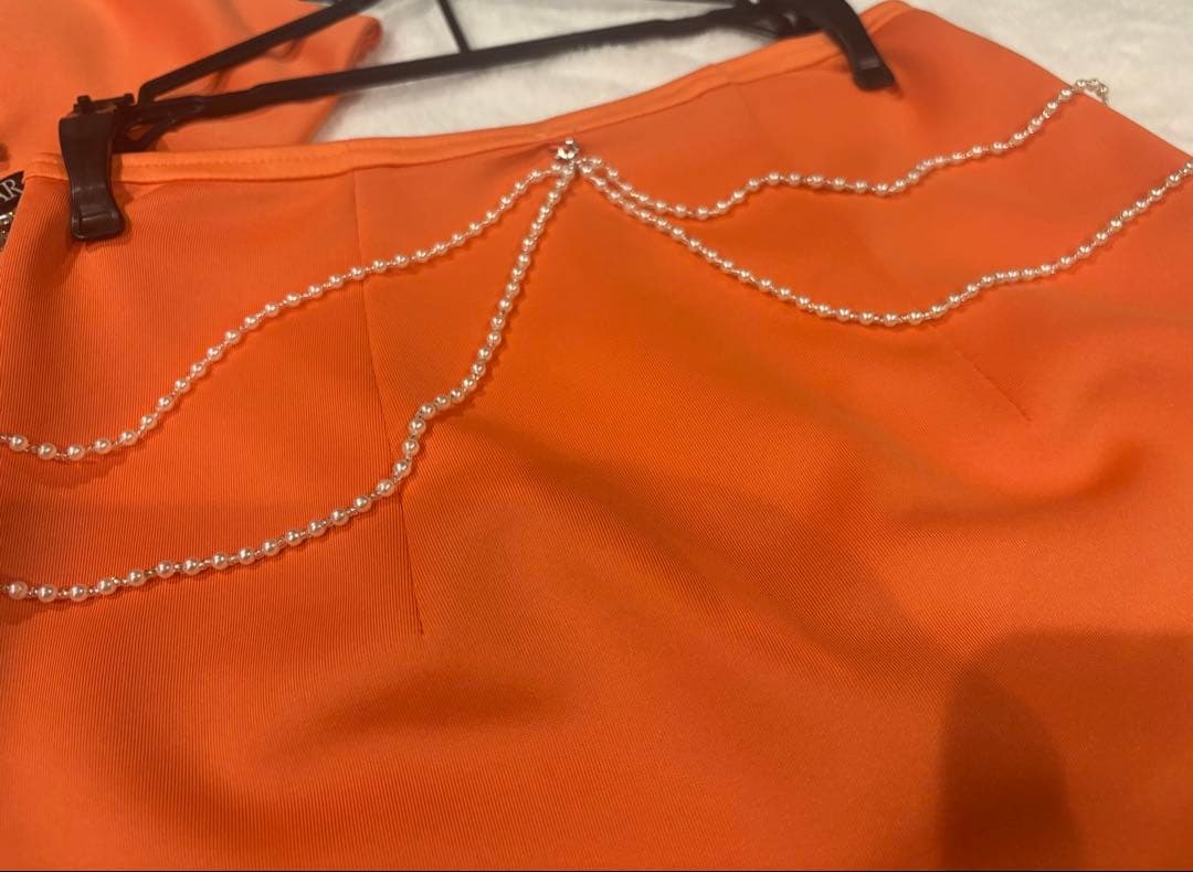 【ほぼ新品】エンジェルアールビジュー 2ピースタイトミニドレス クリーニング済