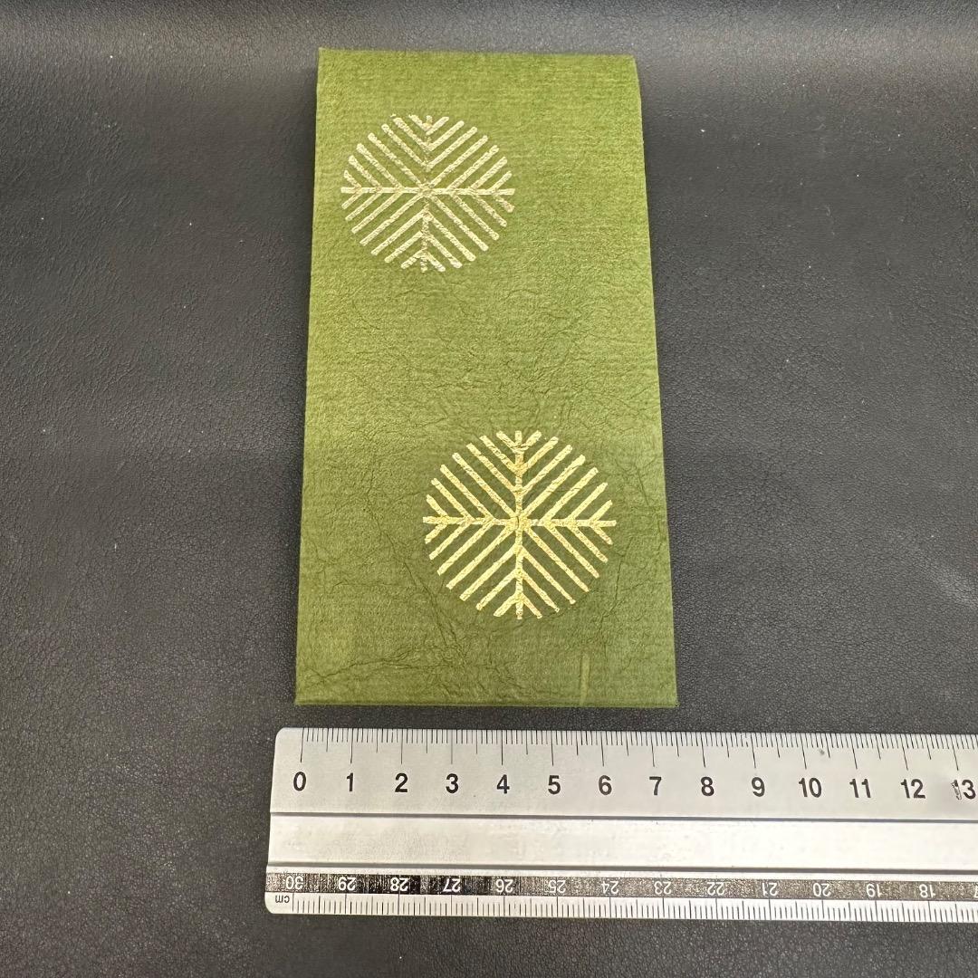 ♡Ea左1005 未使用保管品 表具師 奥村吉兵衛 茶粉入 煙草入用道具