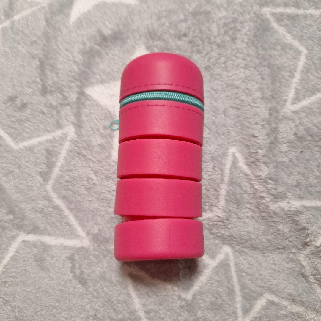 ピンク シリコン ペンケース