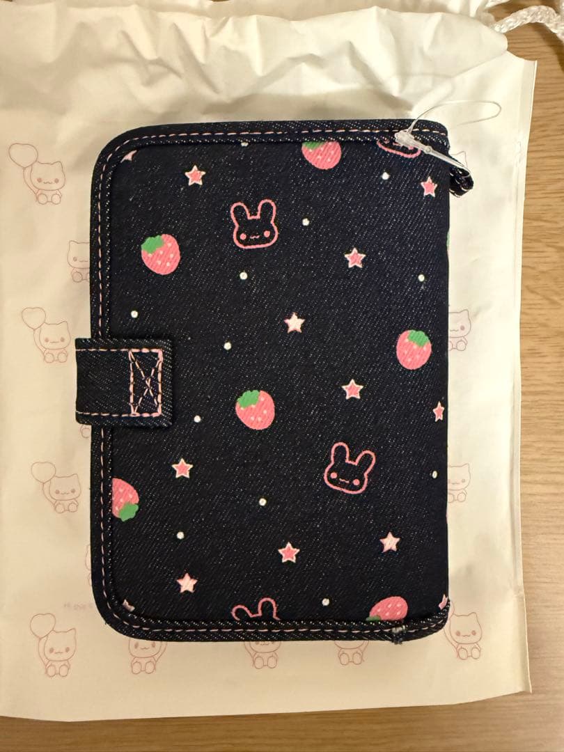 MERING メリング　シール帳　ストロベリーデニムバインダー