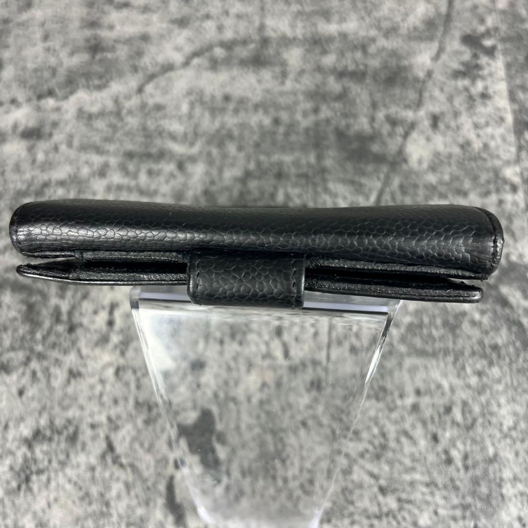 CHANEL ココマーク キャビアスキン 二つ折り財布