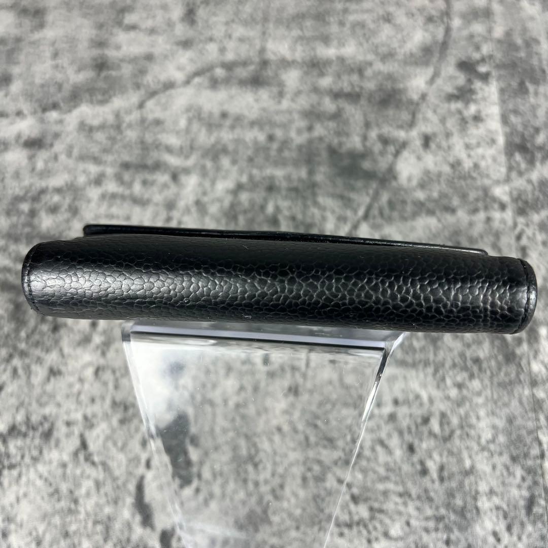 CHANEL ココマーク キャビアスキン 二つ折り財布