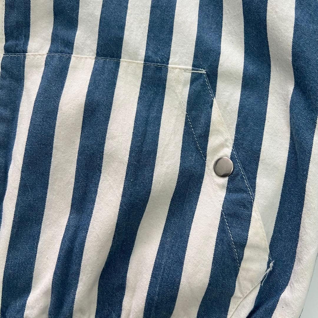 90s S スイングトップ チンスト ラルフ　縦ストライプ　シンガポール製