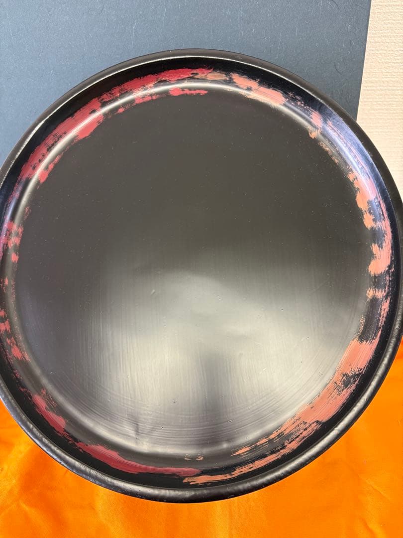 輪島塗　松本遊人作　高足盆