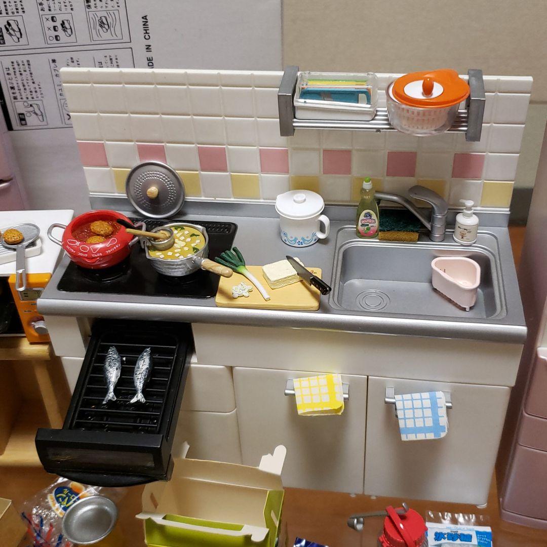 ぷちサンプルキッチン冷蔵庫コンビニ棚電化製品