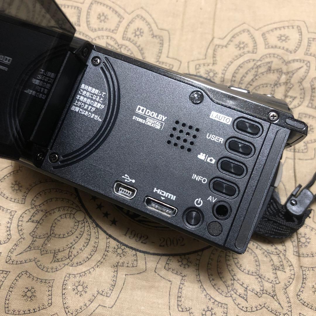 ほぼ新品 JVC Everio GZ-HM33 ブラック ケース付 ビデオカメラ