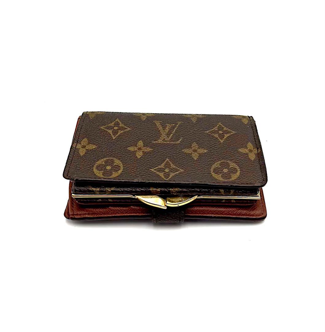 ルイヴィトン ヴィエノワ モノグラム がま口 二つ折り財布