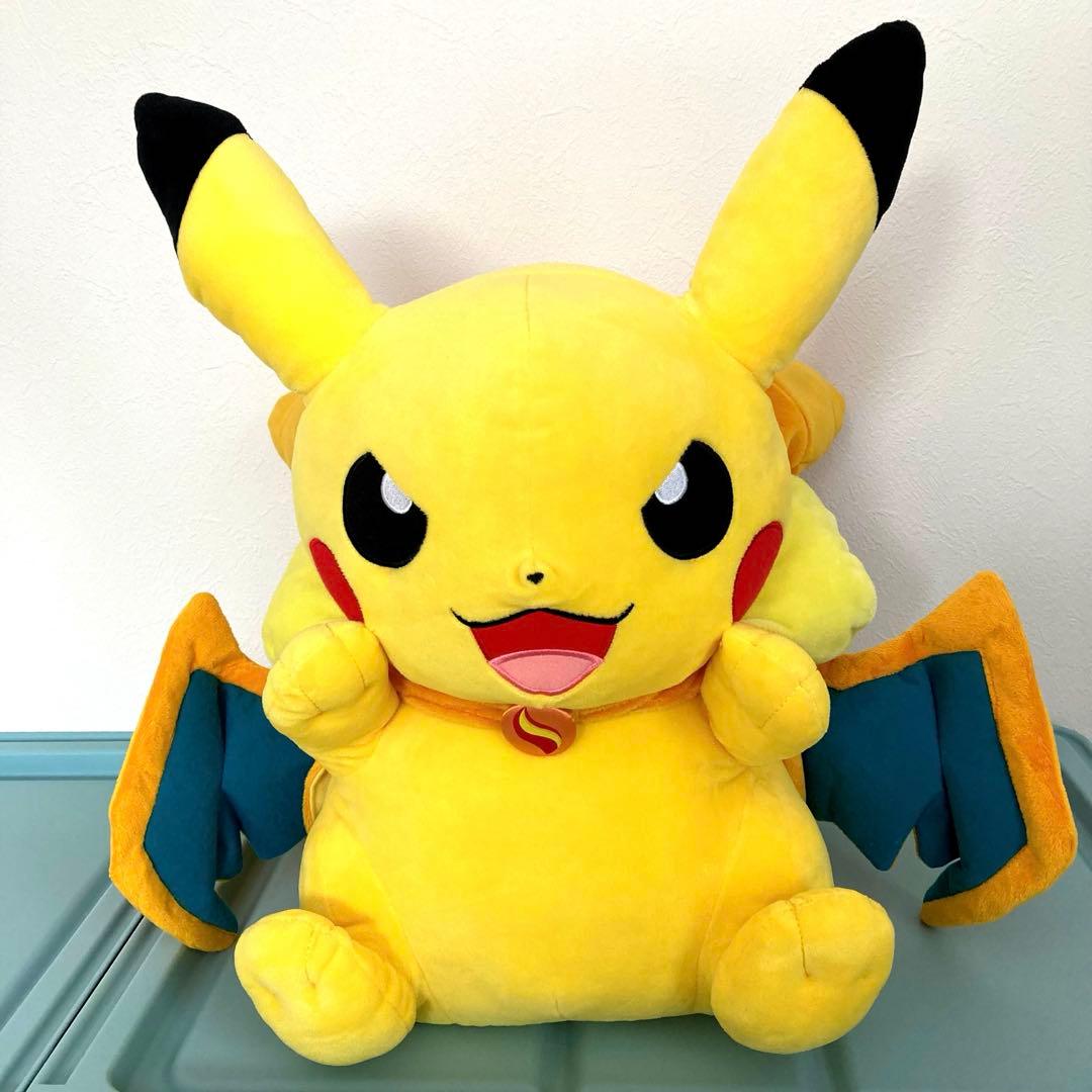 メガサイズ ぬいぐるみ ポケモンセンター メガトウキョー ピカチュウ ポンチョ