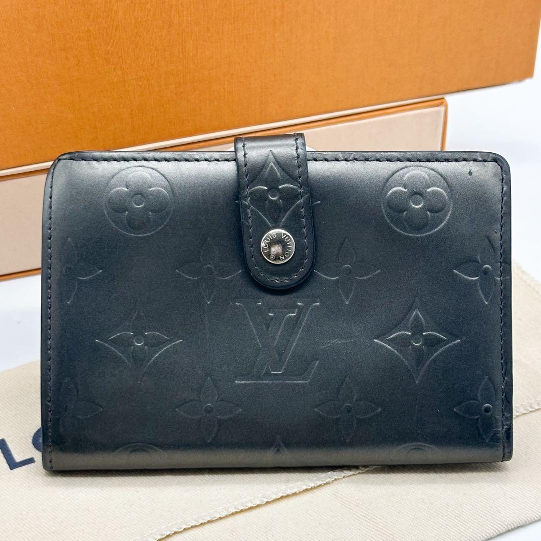 ルイヴィトン ポルトフォイユ ヴィエノワ ヴェルニ マット モノグラム がま口