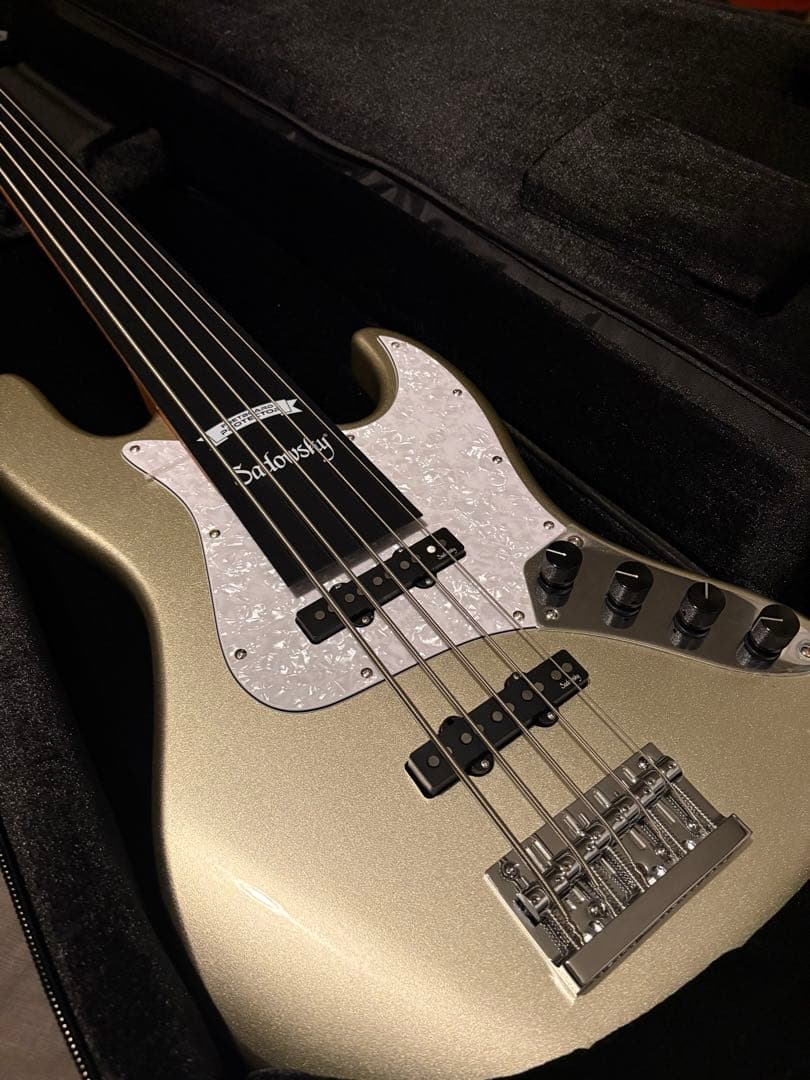 Sadowsky MX21 VJ5 エレキベース シャンパンメタリック