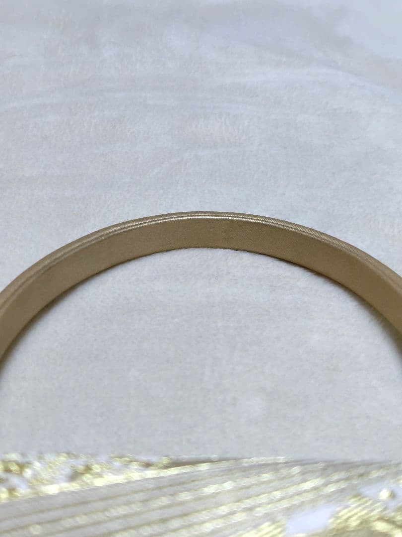 和装用バッグ 金色 花柄（礼装用）