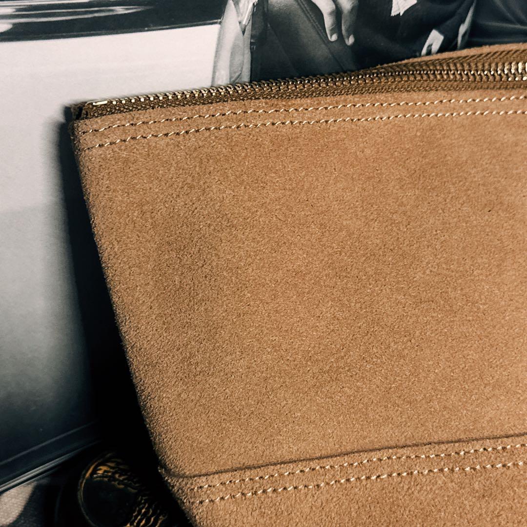 RRL スエード出張バッグ